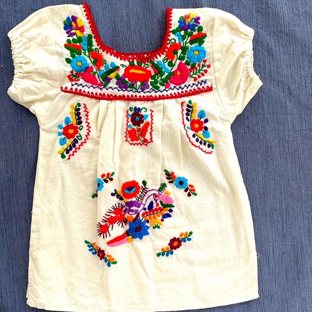 New Authentic Cabo San Lucas Embroidered  Dress